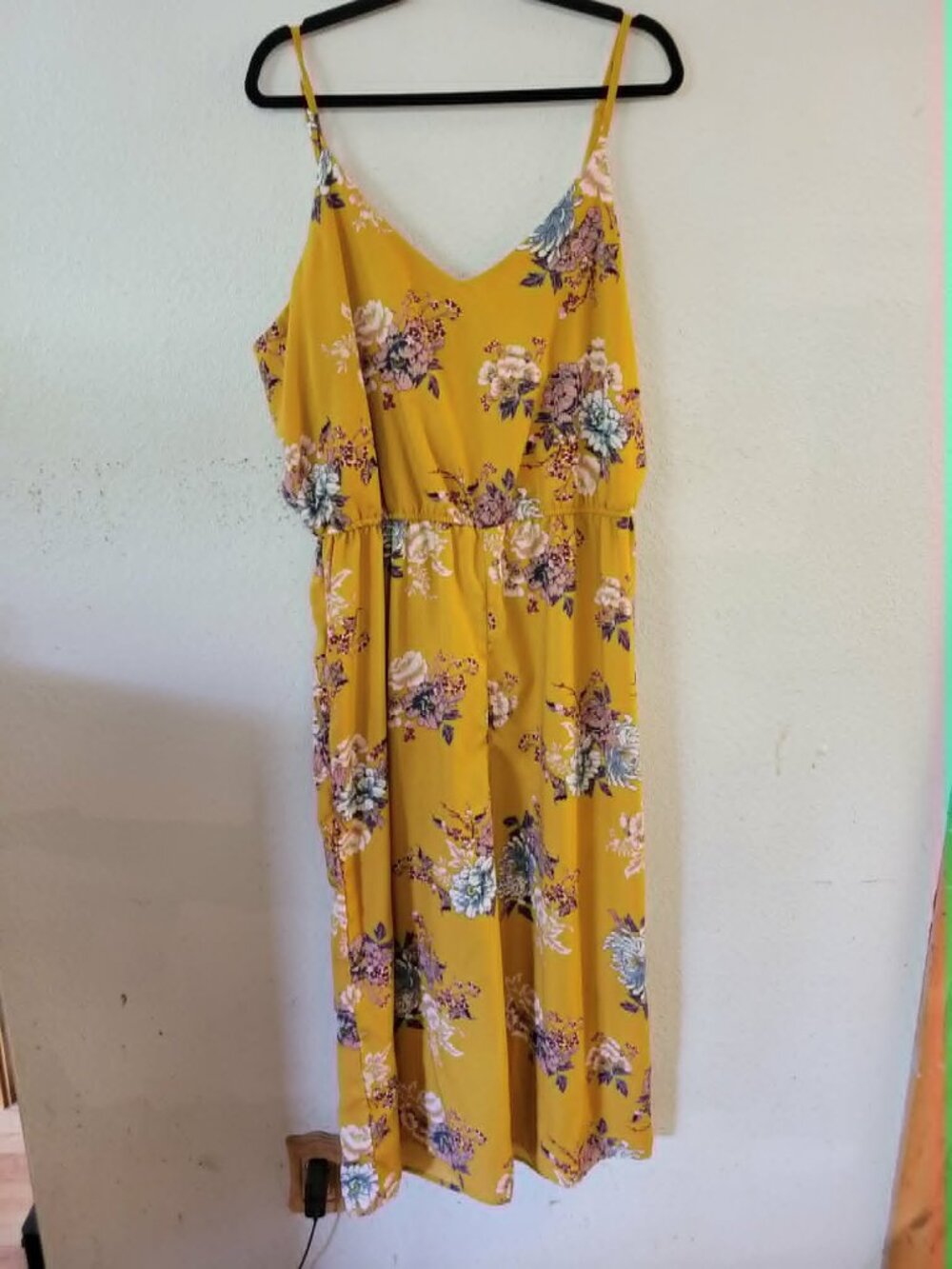 Rue+ Women's Size 2XL jumper Yellow with flowers #240